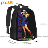 Scotland Backpack Large Capacity 3D Printing Travel Training