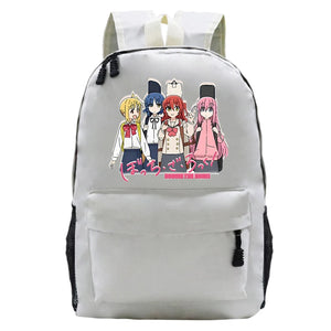 Bocchi The Rock Backpacks - Casual Harajuku Student Travel Laptop Bags