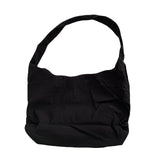 One Shoulder Messenger Bag Nylon Large Capacity Solid Shopping Bag