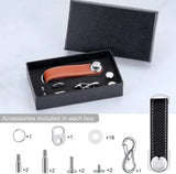Compact Leather Key Holder for Men and Women