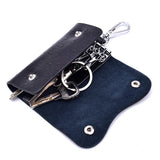 Compact Key Holder Wallet Pouch Keys Organizer Solid Key Cover Keychain