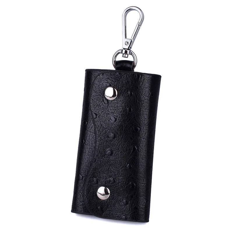 Compact Key Holder Wallet Pouch Keys Organizer Solid Key Cover Keychain