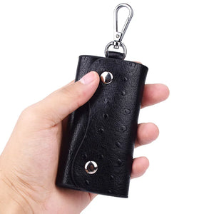Compact Key Holder Wallet Pouch Keys Organizer Solid Key Cover Keychain
