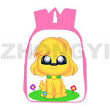 Anime Mikecrack Backpack Travel Teenagers 3D Pink Los Compas 12/16 Inch