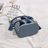 Women's Tassel Shoulder Bag Large Capacity Messenger Bag