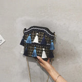 Women's Tassel Shoulder Bag Large Capacity Messenger Bag