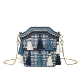 Women's Tassel Shoulder Bag Large Capacity Messenger Bag