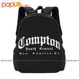 Compton Nwa 213 South Central LA Backpack Large Capacity Travel Shoe Bag