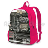 Computer Motherboard Outdoor Hiking Backpack