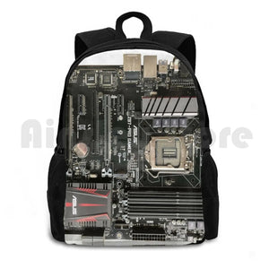 Computer Motherboard Outdoor Hiking Backpack