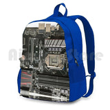 Computer Motherboard Outdoor Hiking Backpack