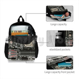 Computer Motherboard Outdoor Hiking Backpack