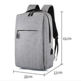 Hifuar Laptop USB Backpack Anti Theft Men Backbag Rucksack