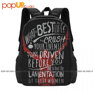 Conan The Barbarian Adventure Film Backpack