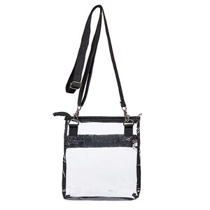 Stadium Approved Transparent Clear Crossbody Bag