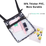 Stadium Approved Transparent Clear Crossbody Bag