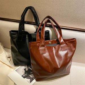 Large Straw Plaited Tote Bag High Capacity Handbag for Women