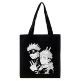 Japanese Anime Women Canvas Bag Harajuku Gothic Large Capacity Shopper Bag