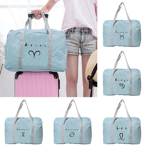 Constellation Travel Bag Nylon Foldable Unisex Large Capacity Bag