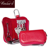 Contact 100% Cow Leather Purse Key Wallet for Women