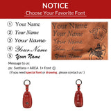 Leather Key Case for BENZ GLA200 C200L GLC260 GLK300 CLA