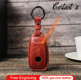Leather Key Case for BENZ GLA200 C200L GLC260 GLK300 CLA