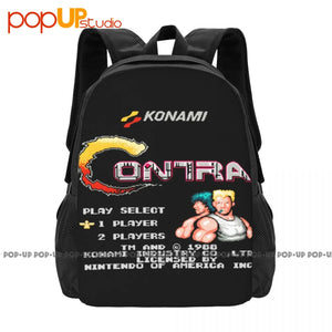 Contra Nes Arcade Famicom Nes Backpack Large Capacity