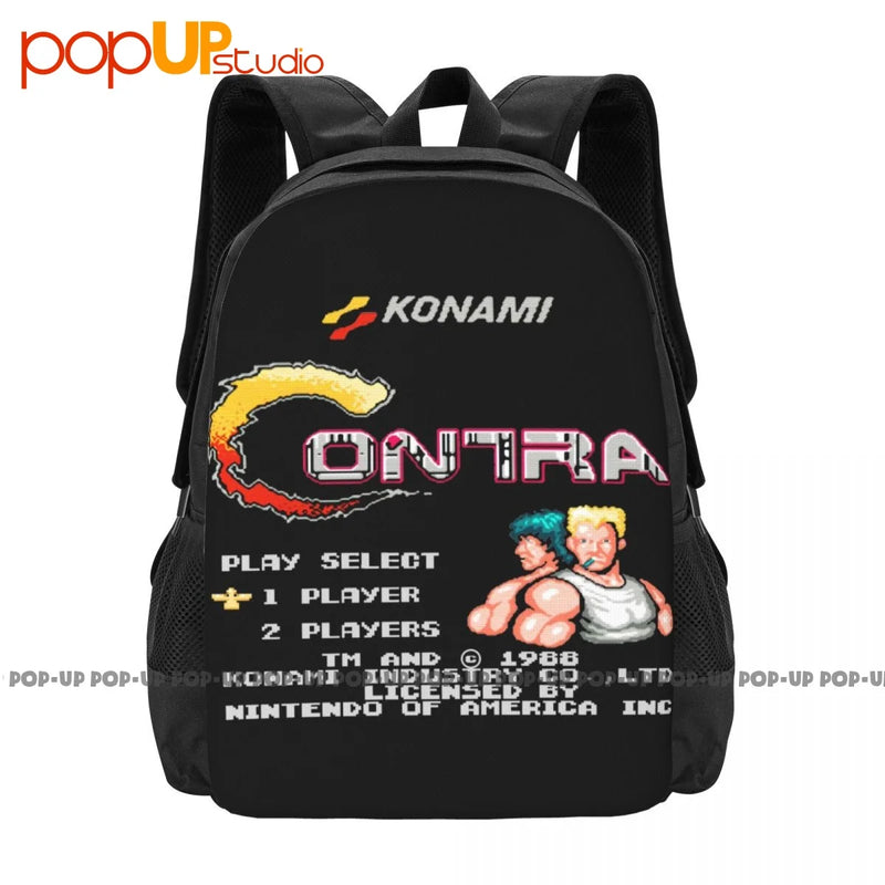 Contra Nes Arcade Famicom Nes Backpack Large Capacity