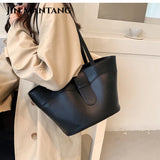 Top Handle Pu Leather Shoulder Crossbody Bag for Women