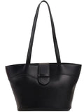 Contrast Bucket Women's Bag Top Handle Pu Leather Shoulder Crossbody Bags