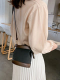 Top Handle Shoulder Crossbody Bag for Women PU Leather Small Handbag