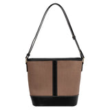 Contrast Bucket Bag Woman Handbag Purse Female Shoulder Bag Big Capacity