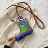 Shoes Shape Crossbody Bag Creative Handbag Young Girls Shoulder Bags