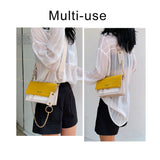 Women's Chain Messenger Shoulder Bag CrossBody Bag
