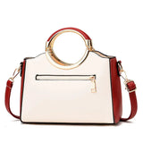 Leather Crossbody Messenger Bag Women Handbags High Shoulder Bag