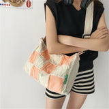 Canvas Ladies Shoulder Bag Student Schoolbag Sac Femme