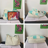 Canvas Ladies Shoulder Bag Student Schoolbag Sac Femme
