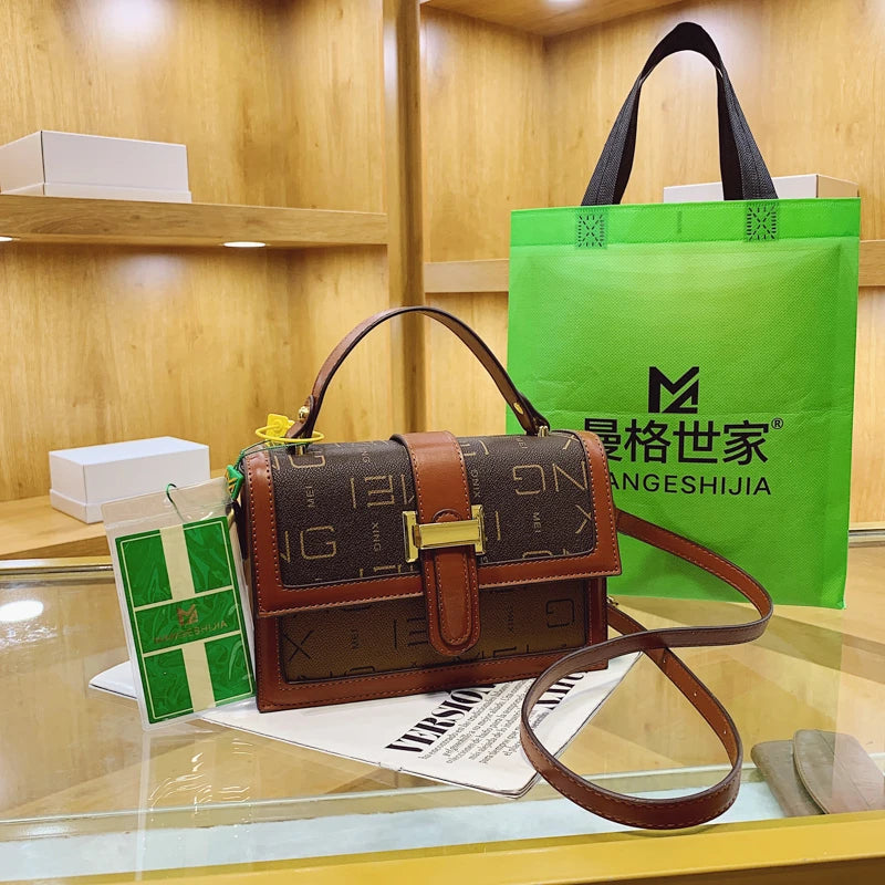 Leather Crossbody Bag Travel Handbag Shoulder Bag Tote Bag