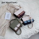 Leather Crossbody Bag Women Shoulder Messenger Bag