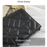 Small Square Bag Thick Chain Shoulder Underarm Handbag