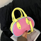 Small Tote Bag PU Leather Women's Handbag Crossbody Pack