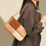 Matte Leather Women Shoulder Bag Underarm Purse Handbag Messenger Bag