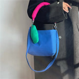 Women's Small Messenger Bag Purse Handbags Winter Soft Cotton Filled