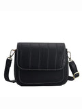 Contrast Flap Women's Shoulder Bag Crossbody Bags for Women
