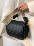 Contrast Flap Women's Shoulder Bag Crossbody Bags for Women
