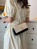 Straw Flap Women's Crossbody Bag Beach Shoulder Small Handbag