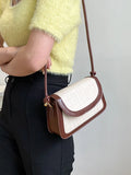 Women's Pu Leather Flap Shoulder Bag