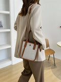 Canvas Shoulder Crossbody Bag Top Handle Tote Handbag