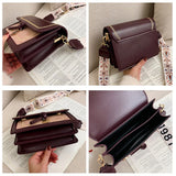 Leather Crossbody Bag Women Messenger Bag