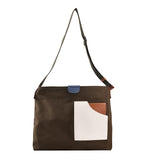 Canvas Bucket Bag One-Shoulder Messenger Bag Women's Large Capacity Tote